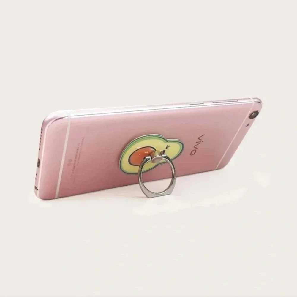 Avocado Cell Phone Ring Holder - Picture 2 of 5